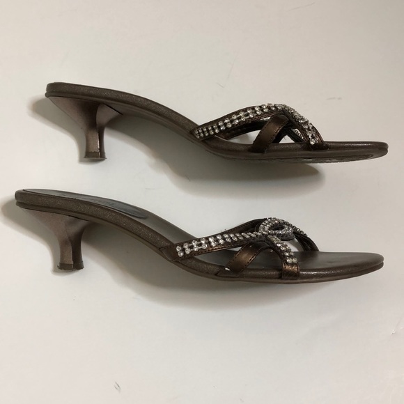 Kenneth Cole Reaction Sparkle Studded Sandals - Picture 3 of 8